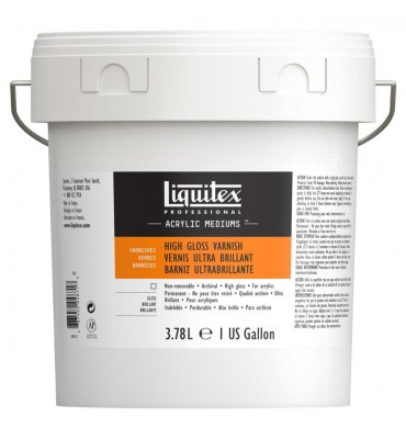 Verniz Liquitex de Alto Brilho Para Tinta Acrílica 3,78L 5836
