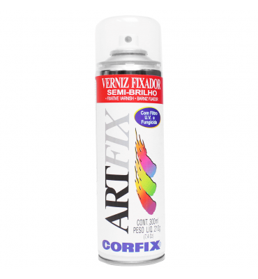 Verniz Spray Corfix Artfix 210g Semi-Brilho