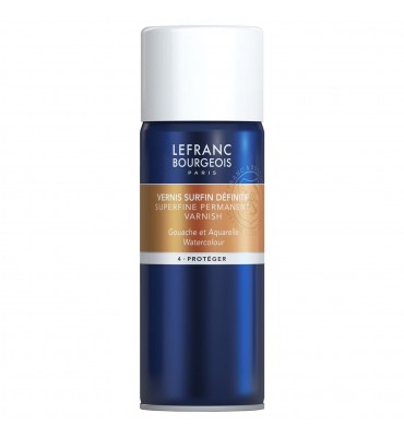 Verniz Spray para Aquarela e Guache Lefranc & Bourgeois 400ml 