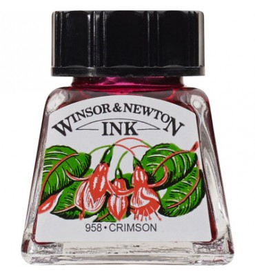Tinta para Desenho Winsor & Newton 14ml Crimson