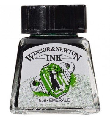 Tinta para Desenho Winsor & Newton 14ml Emerald