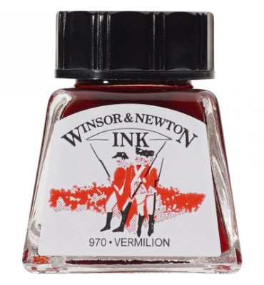 Tinta para Desenho Winsor & Newton 14ml Vermilion