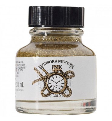 Tinta para Desenho Winsor & Newton 30ml Gold
