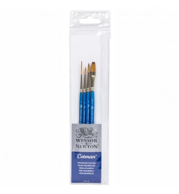 Kit de Pincéis Winsor & Newton Cotman 4 unidades