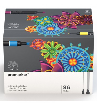 Marcador Promarker 96 Cores Superbig Box Winsor & Newton