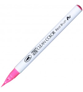 Caneta Zig Clean Color Real Brush Kuretake 003 Fluor Pink