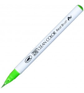 Caneta Zig Clean Color Real Brush Kuretake 004 Fluor Green