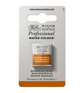 Tinta Aquarela Profissional Winsor & Newton Pastilha S1 381 Magnes Brown