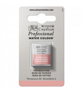 Tinta Aquarela Profissional Winsor & Newton Pastilha S2 537 Potter Pink