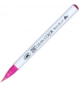 Caneta Zig Clean Color Real Brush Kuretake 025 Pink