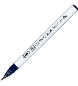 Caneta Zig Clean Color Real Brush Kuretake 035 Deep Blue 