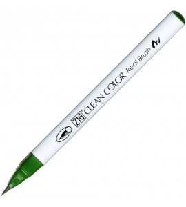 Caneta Zig Clean Color Real Brush Kuretake 044 Deep Green