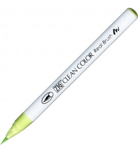 Caneta Zig Clean Color Real Brush Kuretake 045 Pale Green