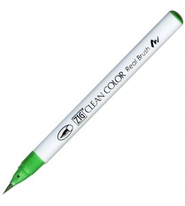 Caneta Zig Clean Color Real Brush Kuretake 048 Emerald Green