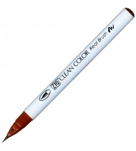 Caneta Zig Clean Color Real Brush Kuretake 060 Brown