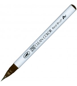Caneta Zig Clean Color Real Brush Kuretake 065 Mid Brown