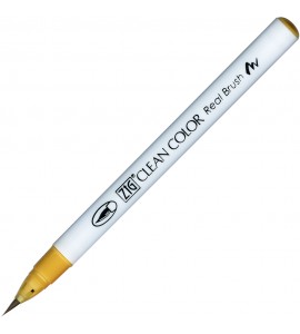 Caneta Zig Clean Color Real Brush Kuretake 067 Mustard