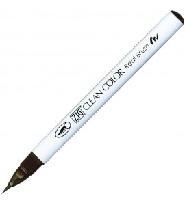 Caneta Zig Clean Color Real Brush Kuretake 068 Deep Brown