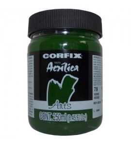 Tinta Acrílica 250ml Corfix Arts  078 Verde Vessie G1