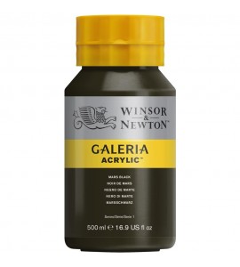 Tinta Acrílica Galeria W&N 386 Mars Black 500ml 