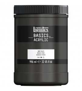 Tinta Acrílica Liquitex Basics 276 Mars Black 946ml