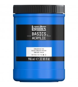 Tinta Acrílica Liquitex Basics 470 Cerulean Blue 946ml