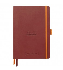 Bloco Goalbook Rhodia Capa Flexível Nacarat A5