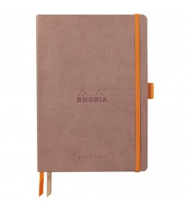 Bloco Goalbook Rhodia Capa Flexível Rosewood A5
