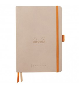 Bloco Goalbook Rhodia Capa Flexível Rose Smoke A5