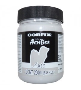Tinta Acrílica 250ml Corfix Arts 131 Gris Neutro G1