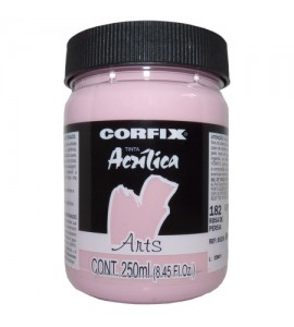 Tinta Acrílica 250ml Corfix Arts 182 Rosa de Pérsia G1