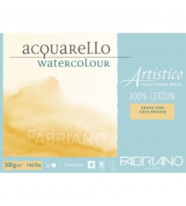 Bloco Fabriano Grana Fina Artístico 300g/m² 31x41cm
