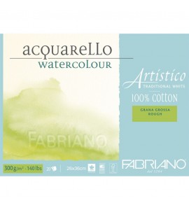 Bloco Fabriano Artístico Grana Grossa 300g/m² 26x36cm