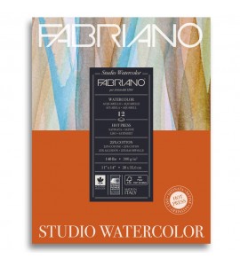 Bloco Fabriano Watercolor Satinado 300g/m² 28x35.6cm