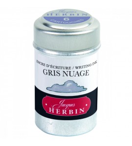 Tinta Cartucho Caneta Tinteiro Gris Nuage Herbin