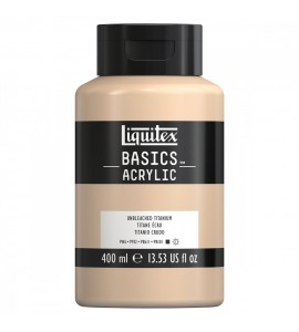 Tinta Acrílica Liquitex Basics 728 Unbleach Titanium 400ml