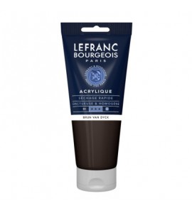 Tinta Acrílica Lefranc & Bourgeois 200ml 111 Van Dick Brown