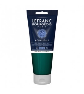 Tinta Acrílica Lefranc & Bourgeois 200ml 598 Phthalocyanine Green