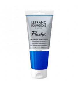 Tinta Acrílica Flashe Lefranc & Bourgeois 80ml S3 083 Fluorescent Blue