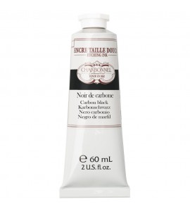 Tinta Gravura em Metal Charbonnel Carbone Black 60ml 