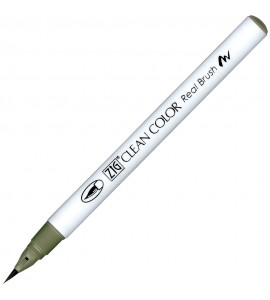 Caneta Zig Clean Color Real Brush Kuretake 403 Almond Green