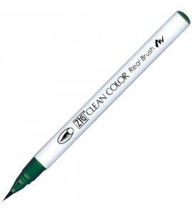 Caneta Zig Clean Color Real Brush Kuretake 405 Dark Green