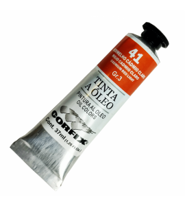 Tinta a Óleo Corfix 37ml 041 Vermelho Cád. Claro G3
