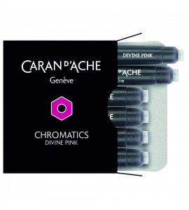 Cartucho Caneta Tinteiro Caran d’Ache Chromatics Divine Pink