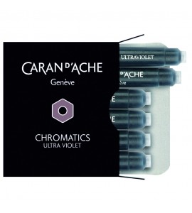 Cartucho Caneta Tinteiro Caran d’Ache Chromatics Ultra Violet C/6