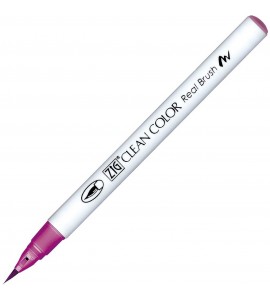Caneta Zig Clean Color Real Brush Kuretake 810 Light Red Grape