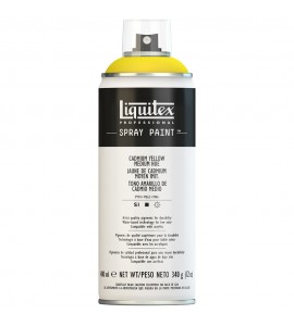 Tinta Spray Liquitex Acrílica 0830 Cadmium Yellow Medium Hue 400ml