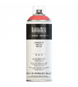 Tinta Spray Liquitex Acrílica 0983 Fluorescent Red 400ml