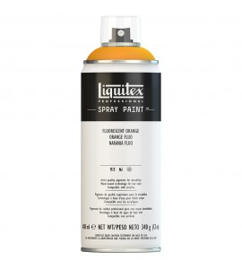 Tinta Spray Liquitex Acrílica 0982 Fluorescent Orange 400ml