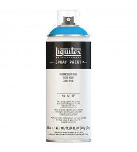 Tinta Spray Liquitex Acrílica 0984 Fluorescent Blue 400ml